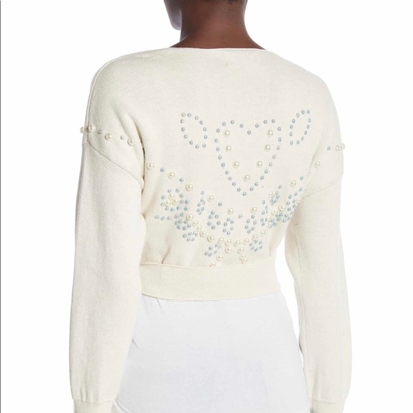 Wildfox Wilder Mock Wrap top size small - Picture 4 of 12